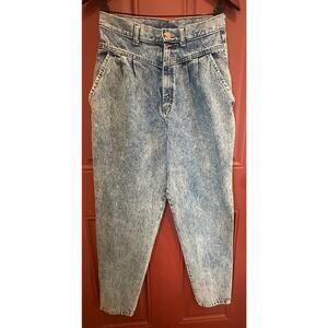 Vintage 80s Mixed Blues Size 9 Stone Washed Jeans